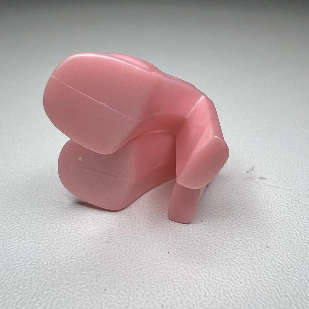 Vintage Barbie‎ Mattel Pearlescent Pink Open-Toe Slip-On Shoes